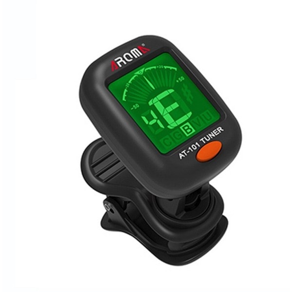 Elektrisk gitar tuner pedal klipp kromatisk digital mini LCD skjerm tunere