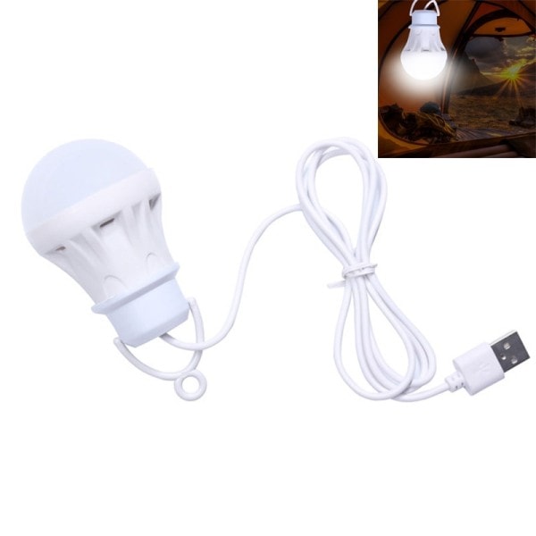 Led Camp Ljus Usb Nödläge Glödlampa 3 Färg Dimbar Hängande Tält Lampa