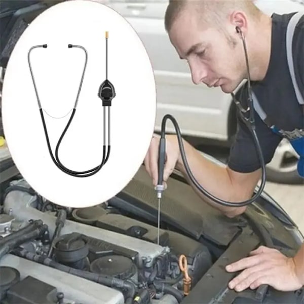 1 bit Mekanik Stetoskop Bil Motor Block Diagnostik Fordon Motor Hörselverktyg