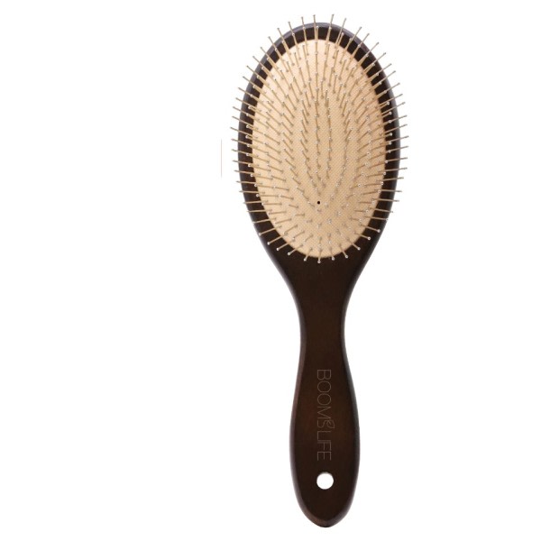 Denman pää hieronta harja teräs hius harja puu hius harja teräksellä neula  päänahka turvatyyny hius harja bf29 | Fyndiq