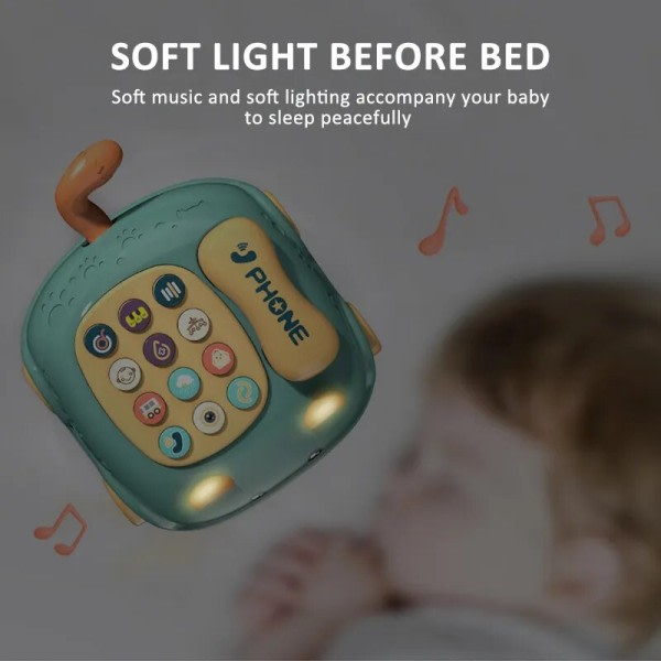Baby Pædagogisk Læring Legetøj 0 12 måneder Montessori Lights Musical Klaver