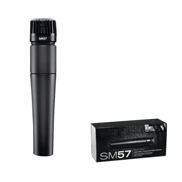 Metall SM57 Cardioid Dynamisk Mikrofon För Scen Sång Professionell Trådbunden Mikrofon