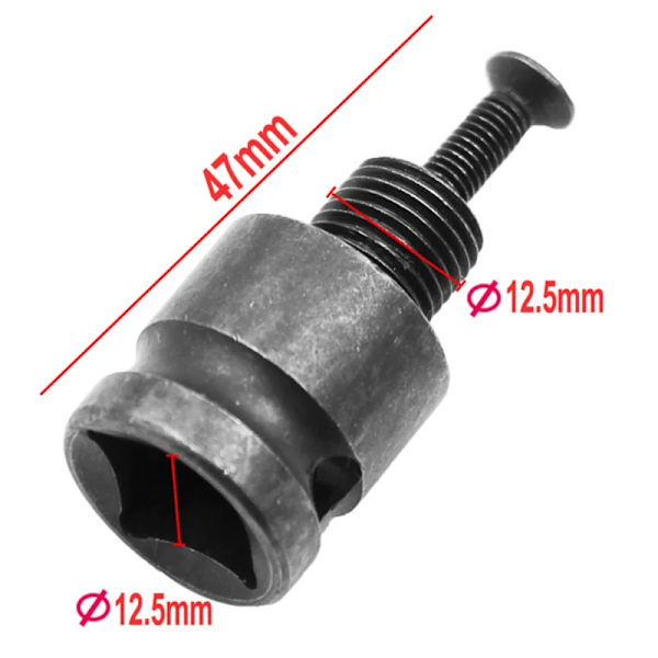 2-13mm 1/2" 20unf Självlåsande Keyless Borr Chuck Self Tighten 1/2" Drill Chuck Adaptor