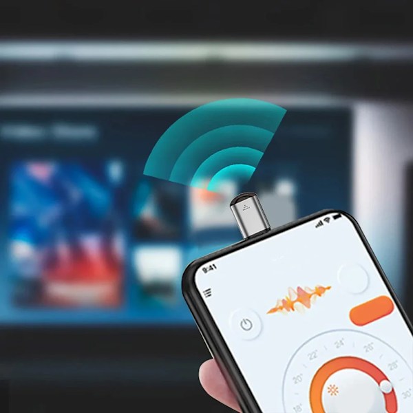 Type C Smarttelefon Infrarød Sender Adapter Kontroll Smart App Kontroll Adapter