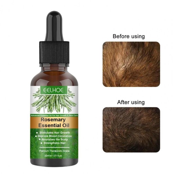 30 ml hår olie praktisk langtidsholdbar letvægt rosmarin hår æterisk olie