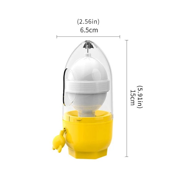 Egg eplomme Shaker Gadget Manuell Mixing Golden Visp Egg Snurr Mixer Stiring Maker Puller