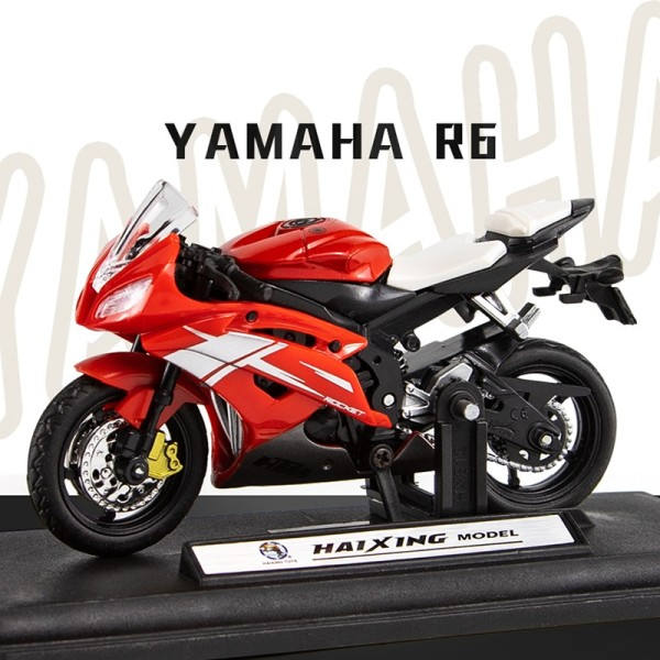 1:18 Skala Yamaha R6 Aloy Scooter Sport Bike Figurines Diecasts Børne Legetøj