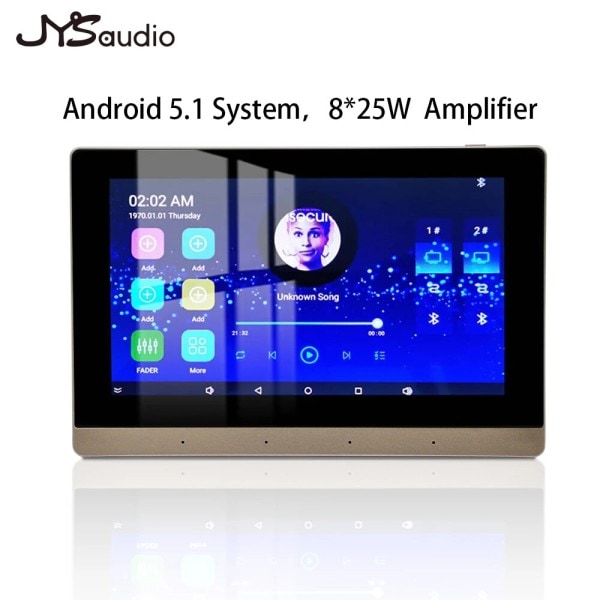 Smart Home Theater Ljud Förstärkare WiFi Bluetooth In-wall Android Musik Panel Stereo Mini Tak Högtalare Set Hotell Bostäder