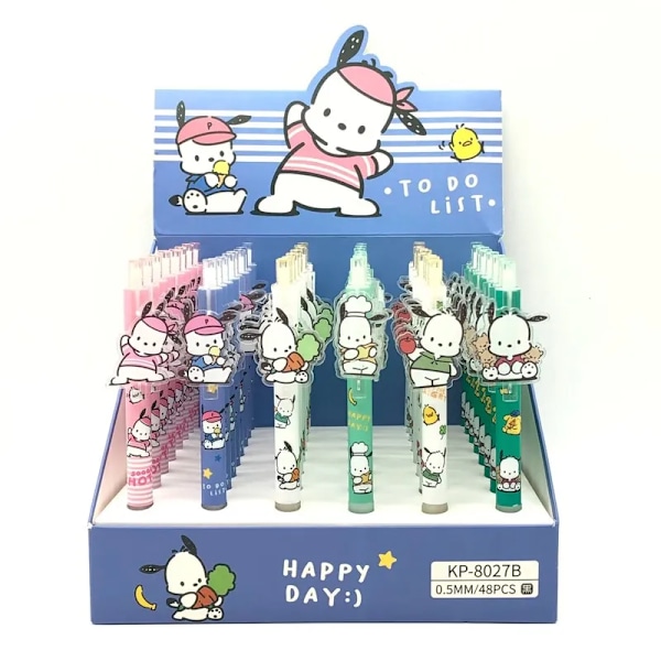 48 biter Eske Tegneserie Cinnamoroll Pochacco Søt Student Skriv Trykk Patch Penner