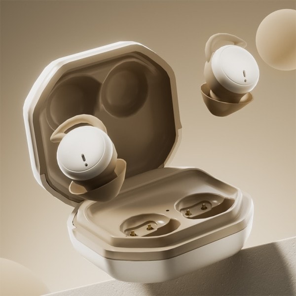 Usynlig Søvn Trådløs Øretelefoner Bluetooth Earplus Noise cancelling Touch Control Hodetelefoner