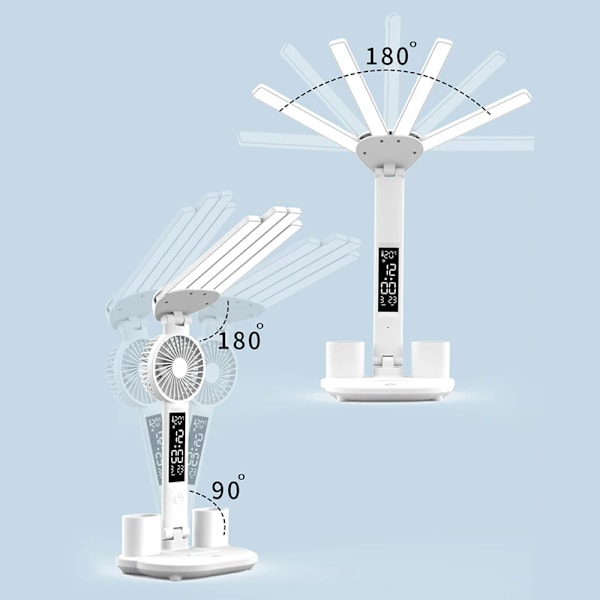 Oppladbar bord lampe for studie bord lampe