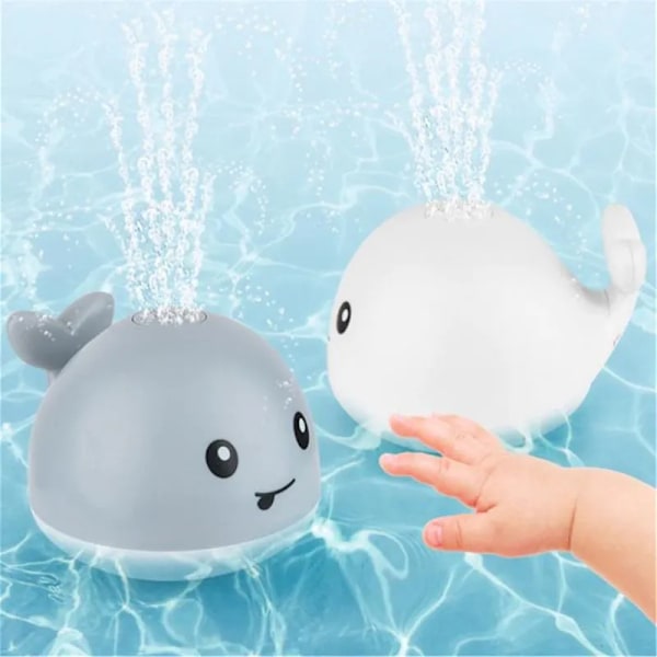 Baby Light Up Badekar Bar Leker Hval Vann Sprinkler Bassenger Leker Baby Bade Leker