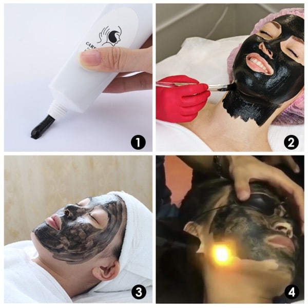 80 ml kol peeling gel för hudförnyelse ansiktsbehandling hudvård djup rengöring ansiktsbehandling svart mask