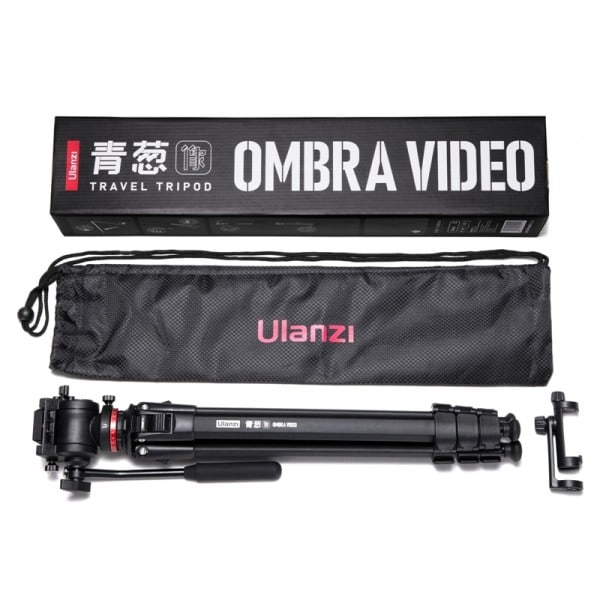1,6 M Video Resa Stativ 360° Panorama Fluid Drag Pan Stativ Max Load 6KG Arca Swiss Plate