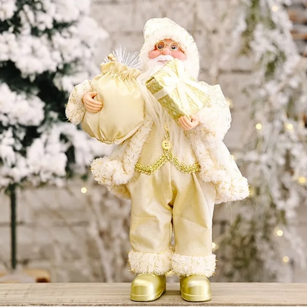 Stor tomten Docka Barn Jul present jul träd dekorationer