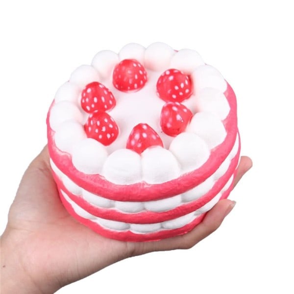 sød jordbær kage stress reliever squishy langsomt stigende creme duftende dekompression kur legetøj