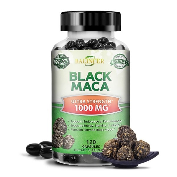 Män's Testosteron Maca Root Supplement - Ökar Sex drift & Muskel Mass,EFörbättrar