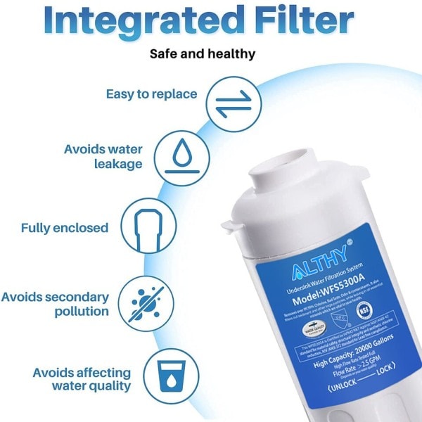 Under Sink Dricks Vatten Filter Renare