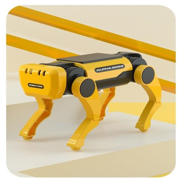 Elektrisk Mekanisk Hund Ku Barn Pedagogisk Montering Teknisk Puslespill Leketøy Bionisk Smart Robot Hunde Leker