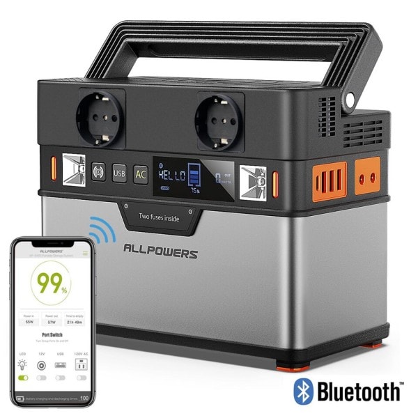 220V AC 300W Power Station Pure Sine Wave 288Wh Portable Generator