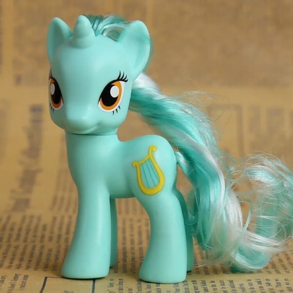 Häst leksak docka flicka plast leksak docka modell häst figur docka jul födelsedag flicka gåva leksaker