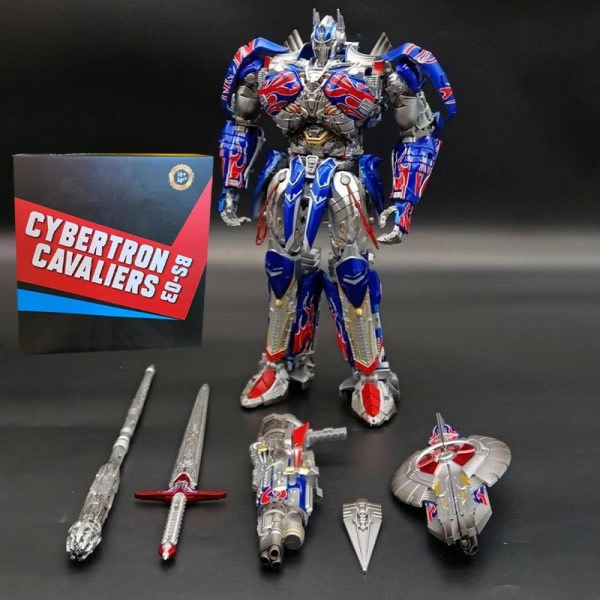 Knight Opitum Primal Mesterverk Transformasjon Leketøy Action Figur Film Modell Deformasjon Bil Robot