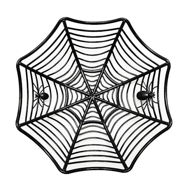 Halloween karamelli kori musta oranssi hämähäkki verkko kulho keksi pakkaus kori hedelmä lautanen temppu