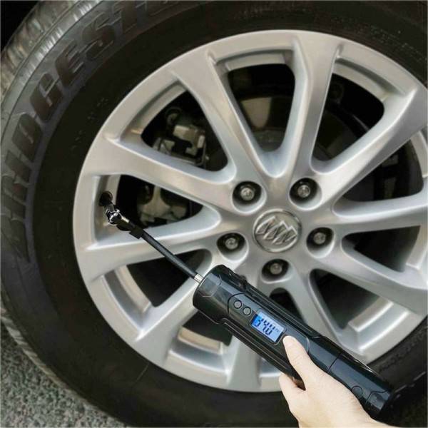 Bärbar Luft Kompressor Däck Inflator 150 PSI Mini Inflator Pump Trådlös Bil Typ Pump med LED Lampa