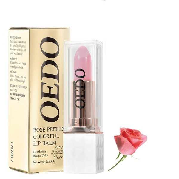 Rose Nærende Farverig Læbe Balme Anti Aging Antifrost Anti-revnet Makeup Ansigt Hud pleje