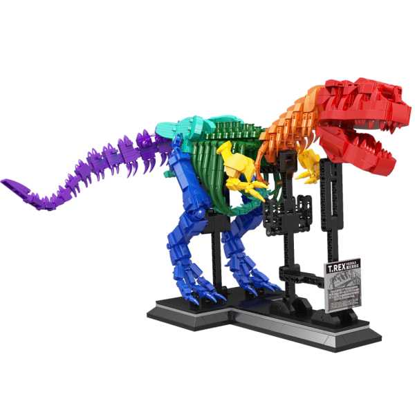 Jurassic Dinosaurs Byggeklosser Indominus Rex DIY Tyrannosaurus Action Figur Modeller Barn Leker