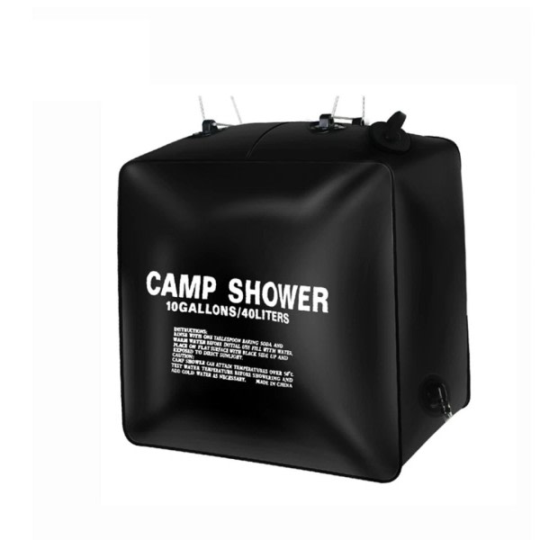 40L solenergi uppvärmd dusch väska utomhus portabel dusch bad väska
