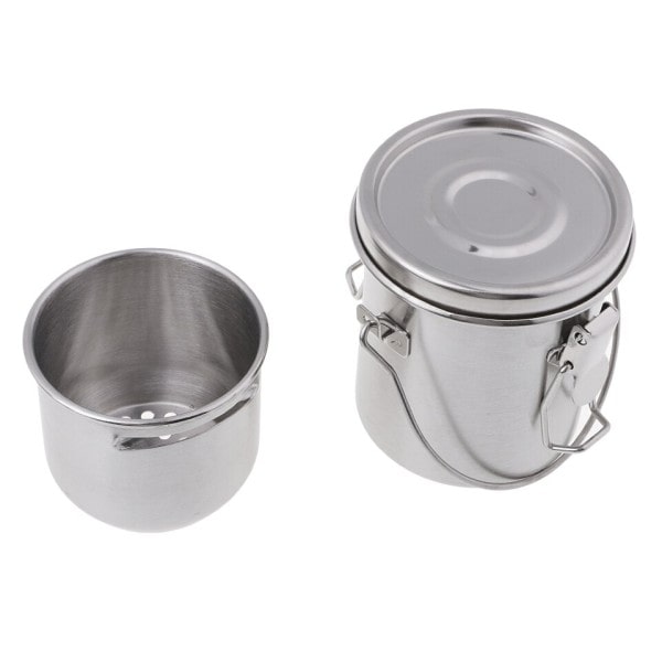 Rustfrit stål maling pensel vask spand vask pen tønde kop vask børste potte olie maling pensel