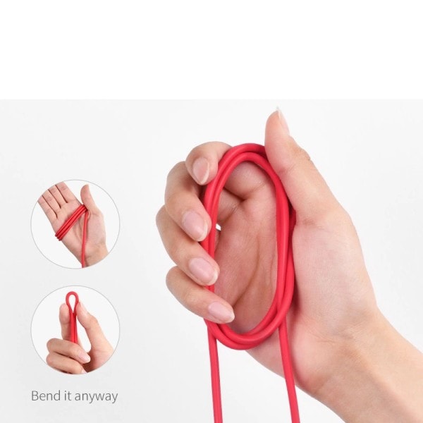 Silikon snabb laddning USB kabel för Apple iphone 11 12 13 Pro X XS XS Max 8 7 6 Plus