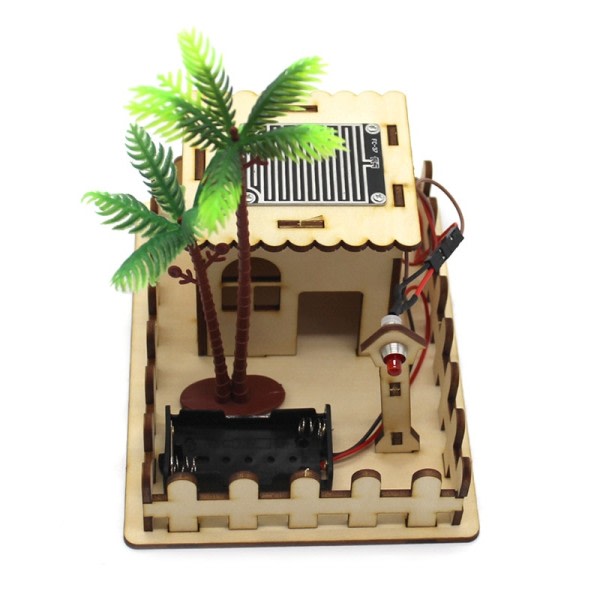 Lille Hus Under Kokosnøddetræet Børn's Videnskab og Uddannelse Gør det selv Teknologi Små eksperimentelt legetøj