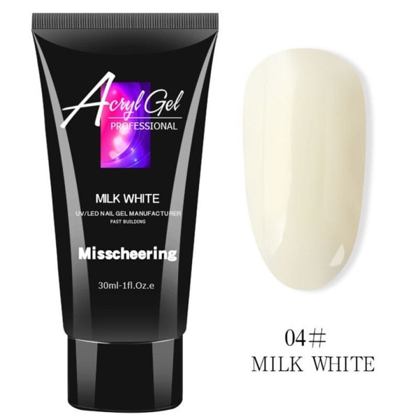 30ml Nail Builder Color Poly Nagel Gel Nagel Akryl Gel Kristall UV LED Builder