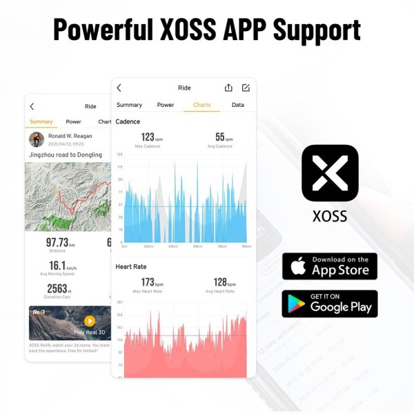 X1 Suite Speed Cadence Sensor 400Hrs Battery Life IPX7 Vanntett Bluetooth ANT+ for Sykkel Datamaskin Sykkel Tilbehør MTB