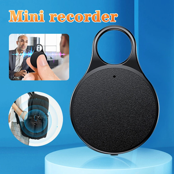 Multifunktionell hängare typ knapp inspelare röst röstkontroll inspelning MP3 mini inspelare R3 32GB