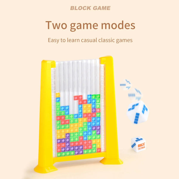 3D Tetris värikkäitä rakennuspalikoita vaihdettava palapeli luova työpöytä Tangram peli klassinen tiede opetus lapsille lelu