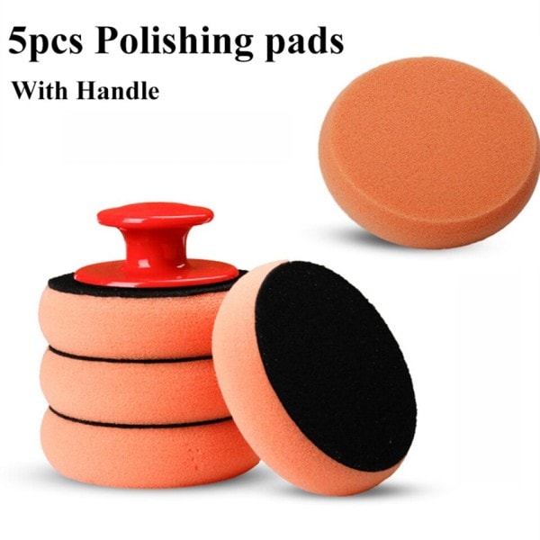 6st set  biltvätt vax polering pad polering pad svamp bil rengöring duk