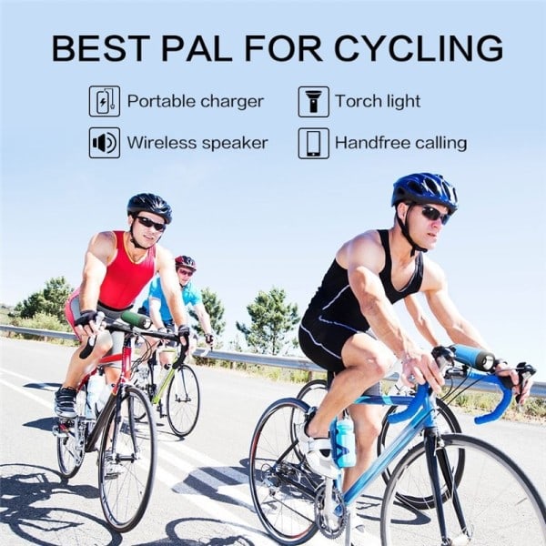 Bärbar Bluetooth Högtalare Trådlös Cykel Ljud box med LED Ljus Utomhus Vattentät  högtalare