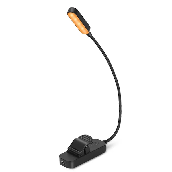 Bok Lätt  Mini USB Led Laddningsbar Flexibel Natt Ljus Klämbar Skrivbordslampa Ljus Läslampa för resor Sovrum Bok