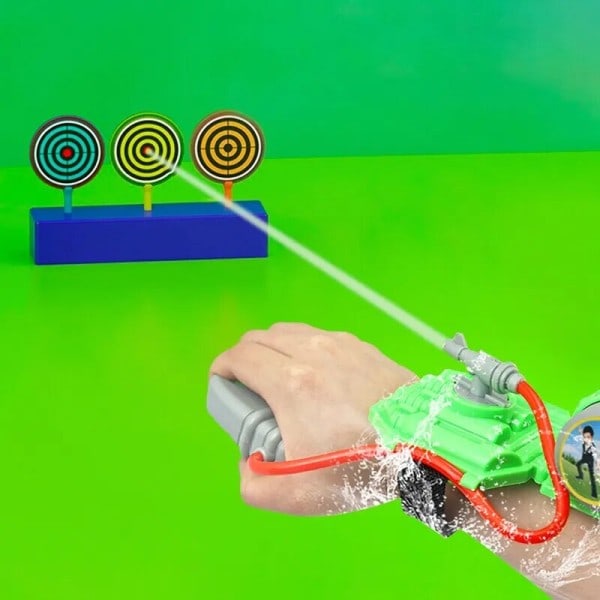 Håndled sprøjt pistol lang rækkevidde børn tryk sprøjte håndholdt håndled rem design sjovt legetøj
