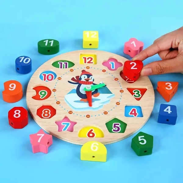 Montessori trä leksaker för bebisar 1 2 3 år pojke flicka gåva bebis utveckling spel trä pussel för barn pedagogisk lärande leksak