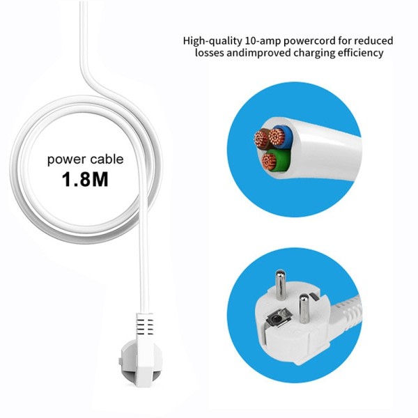 2200W 10A virtaliuska pöytäkone EU pistokkeet pistorasia pistorasiat useita pistorasia USB lataussovitin kytkin