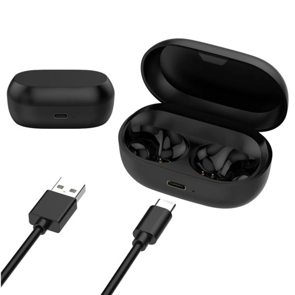 Oplader etui til Jabra Elite 7 Pro Earbuds Type-C Port Trådløs Oplader etui