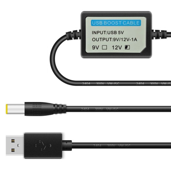 USB 5V 12V / 5V 9V DC kaapeli Step up sovitin kaapeli WiFi reitittimeen valo lämmitys allas 5V mini kaiutin tehosteella