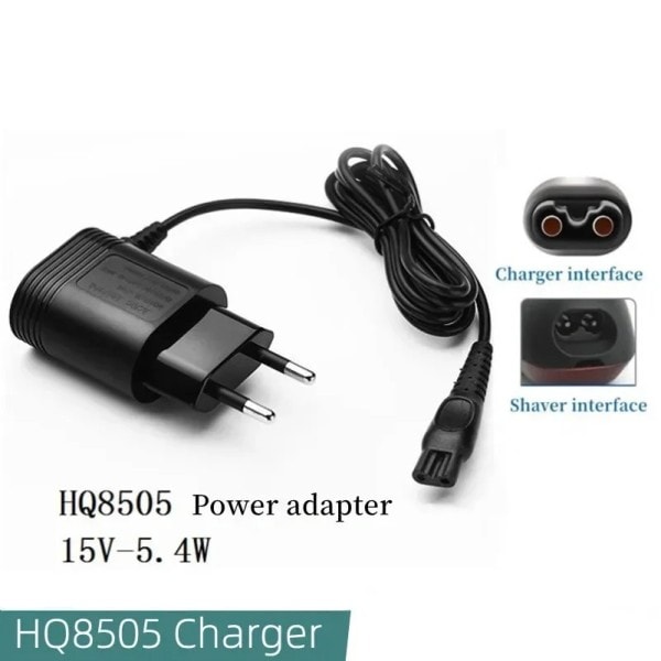 15V 5.4W HQ8505 laturi partaveitsi terä ammattimainen Philips parranajokoneelle 1000 3000 5000 7000 9000 HQ7100 HQ7120 RQ360 RQ1Plug Charger