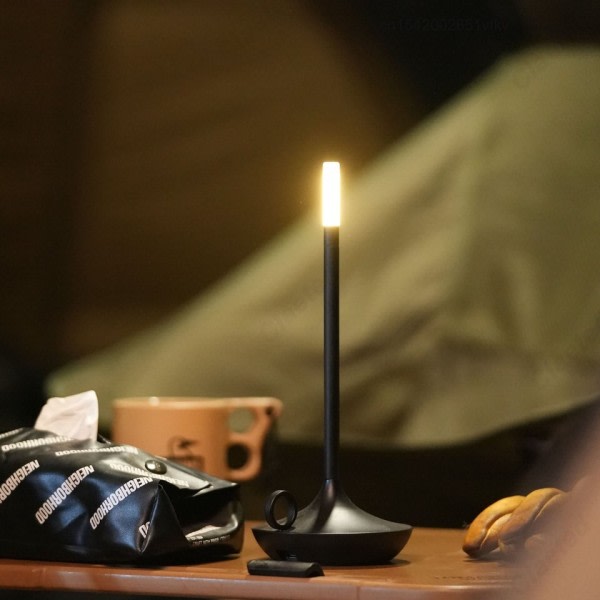 Creative Bord Lampe til soveværelse Genopladelig Touch Lampe Camping Lampe