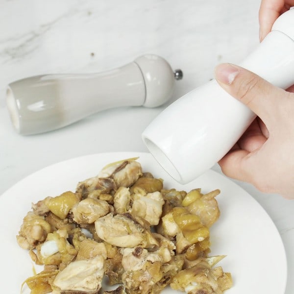 Leeseph Suola Pippuri Mylly Keraamisella Myllyllä Säädettävä Karkeus, Elegant Pippuri Shakers