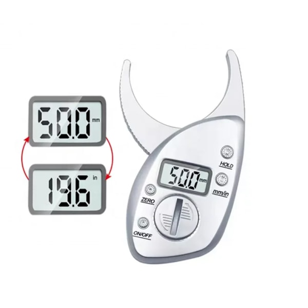 Uusi Digital Body Fat Cliper Monitors Electronic LCD Digital Body Fat Analysaattori